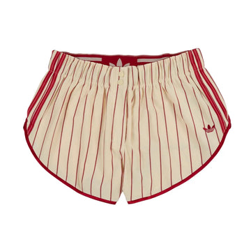 W Pinstripe Firebird Shorts 'Warm Vanilla Team Victory Red'