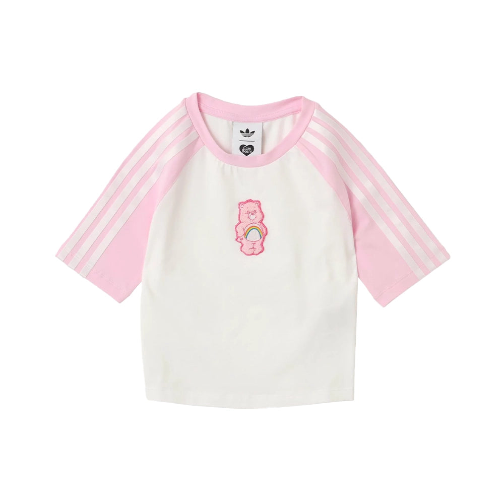 W Care Bears x Baby Tee 'White Clear Pink'