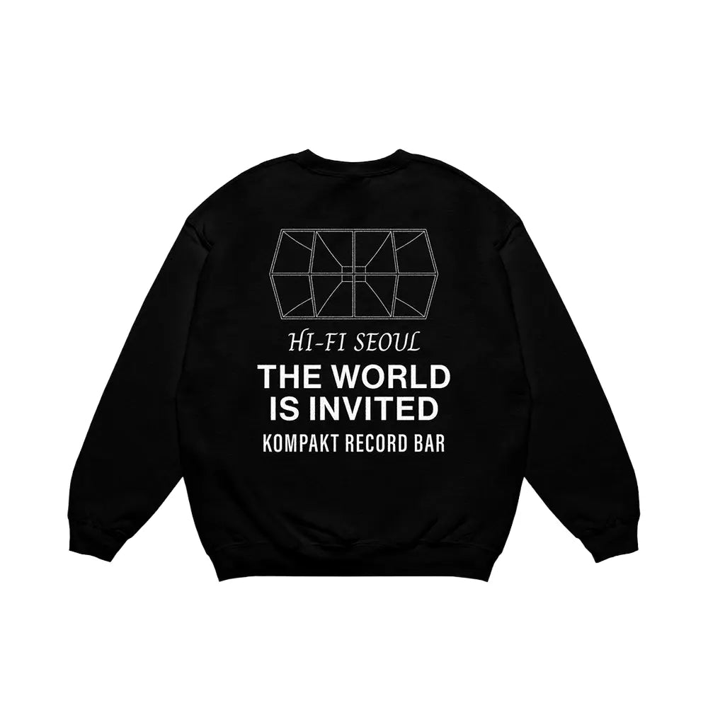 KRB The World Is Invited Crewneck 'Black'