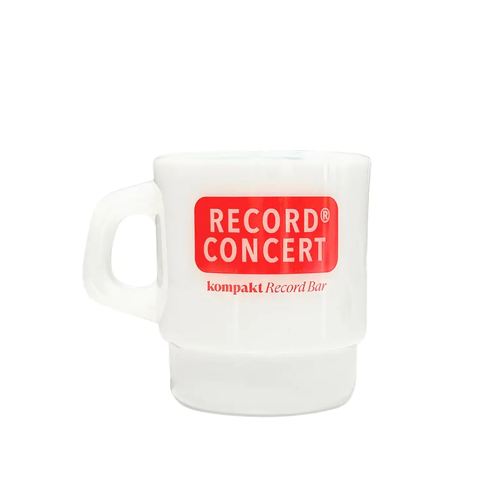KRB Record Concert Milk Glass 'Red'