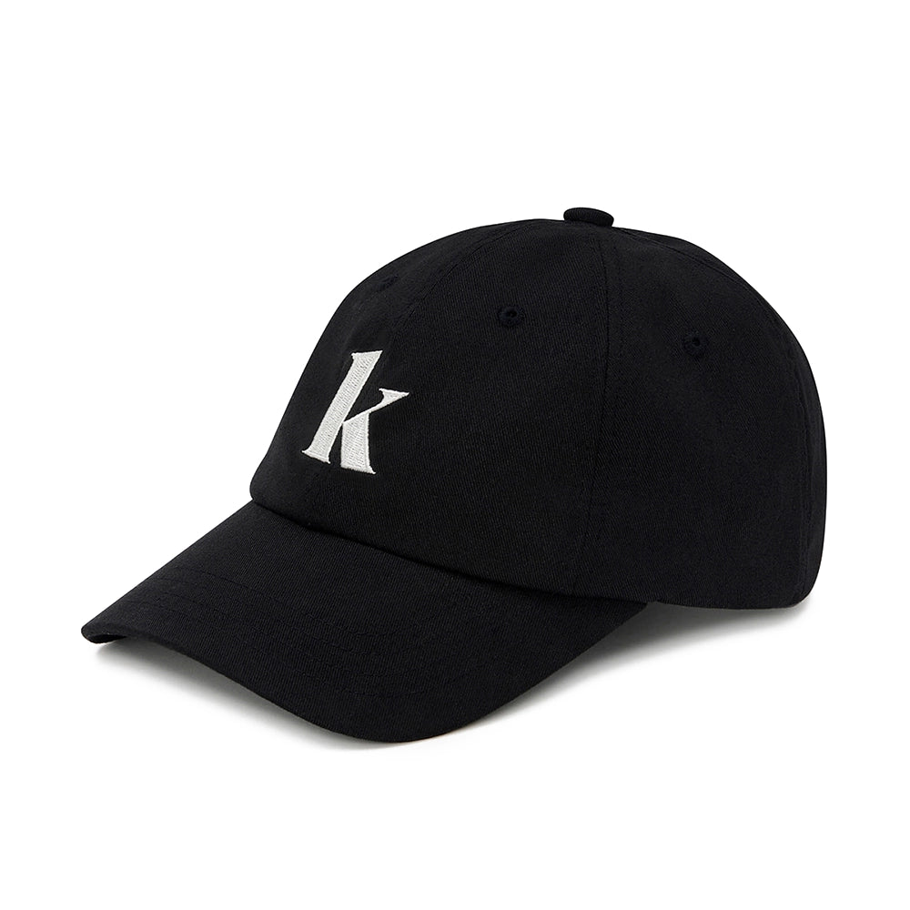 K Logo Curved Cap 'Black'