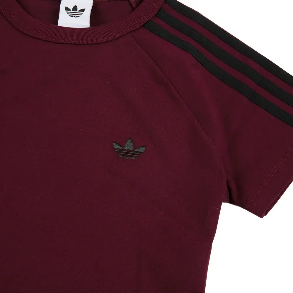 W SST Baby Tee 'Maroon Black'