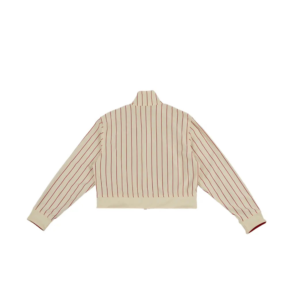 W Reversible Firebird Track Top 'Warm Vanilla Team Victory Red'