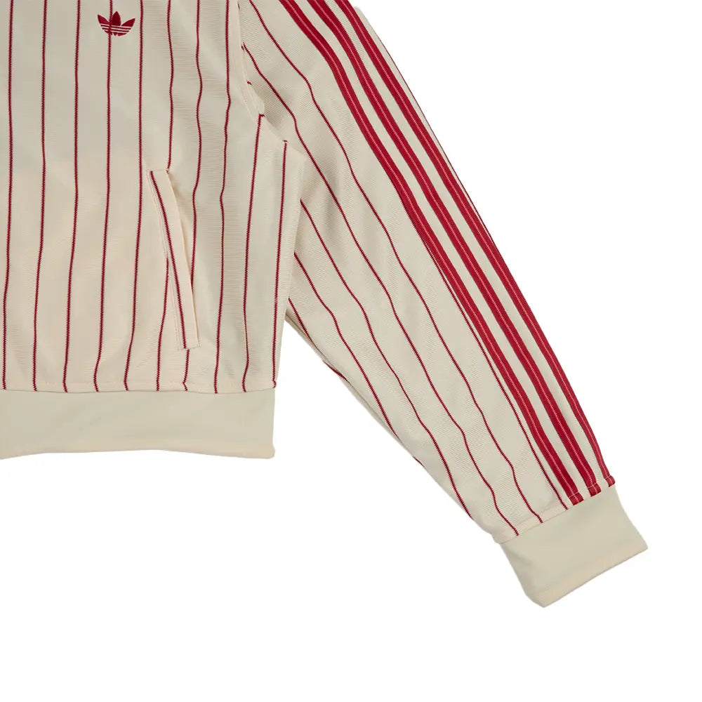 W Reversible Firebird Track Top 'Warm Vanilla Team Victory Red'