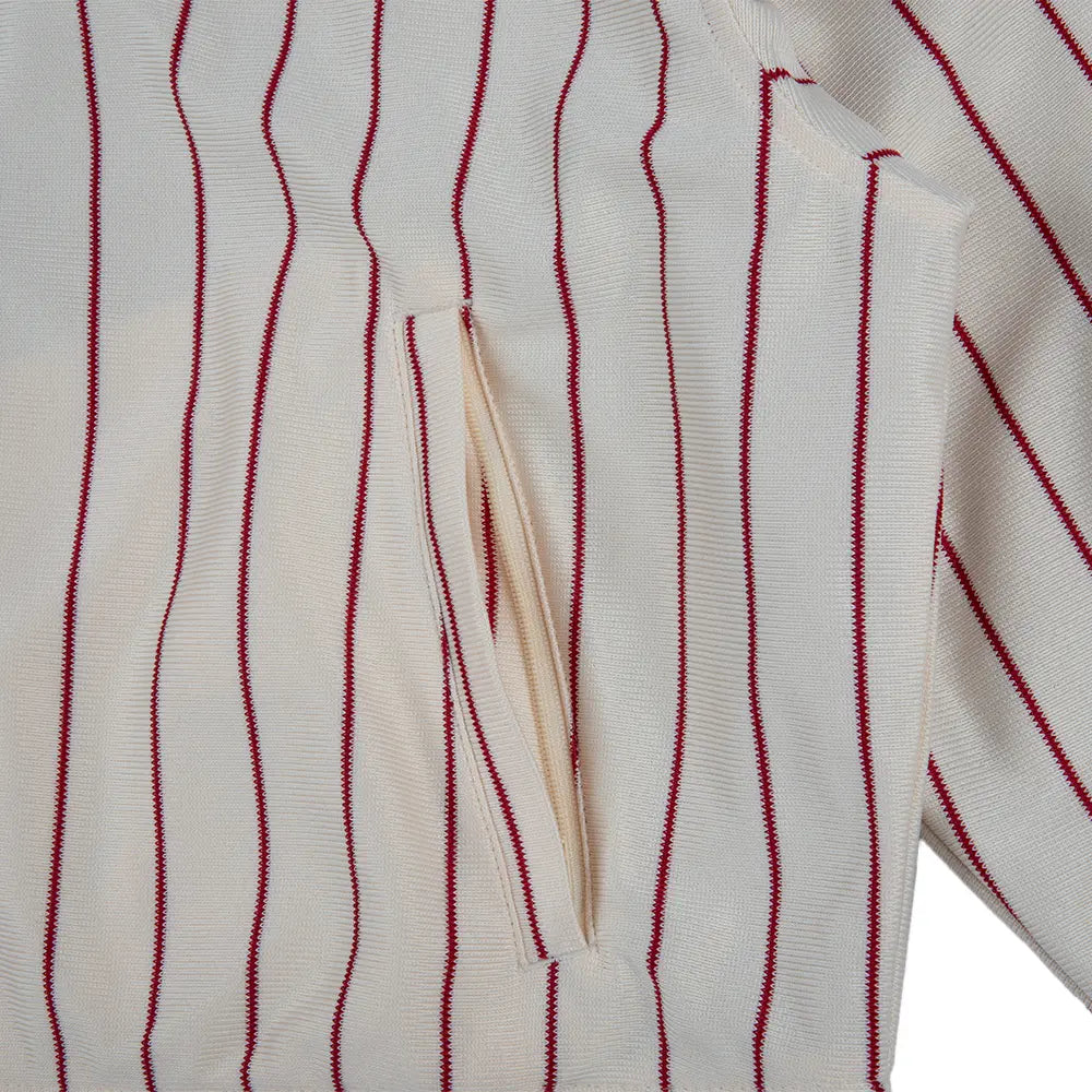 W Reversible Firebird Track Top 'Warm Vanilla Team Victory Red'