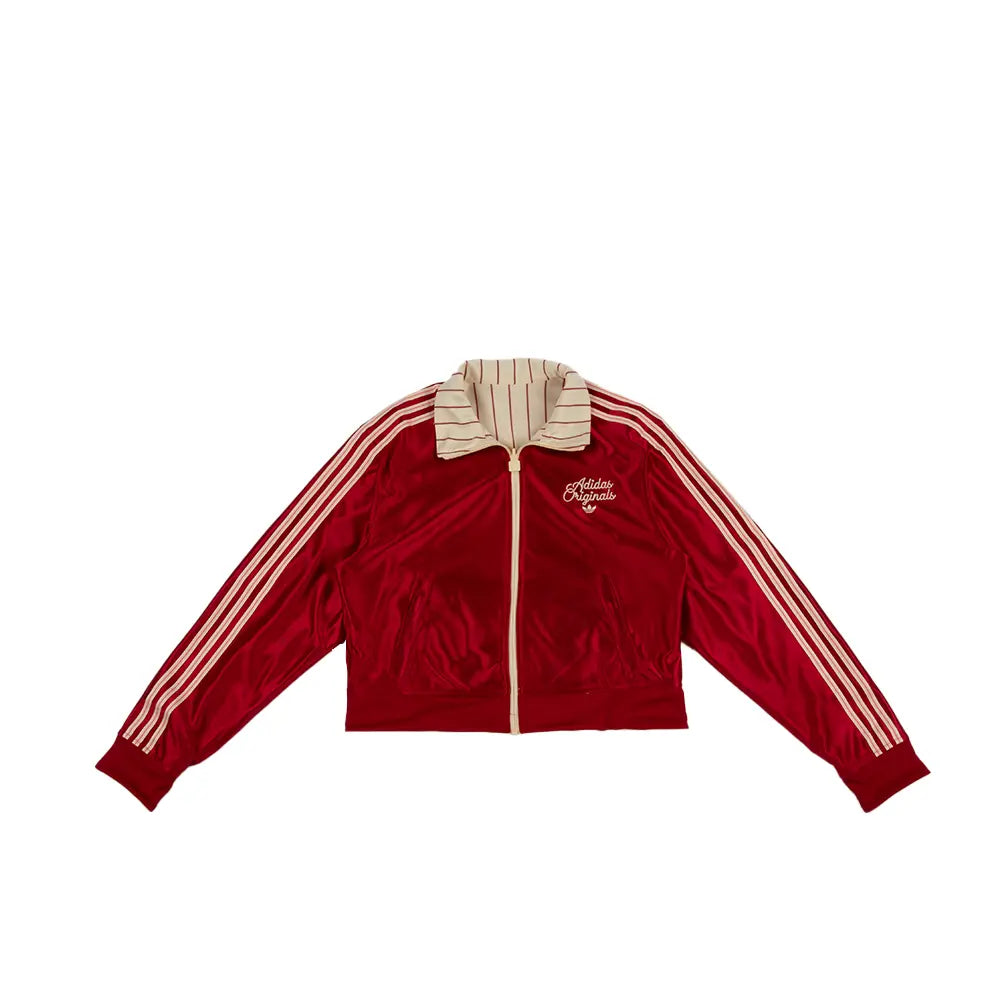 W Reversible Firebird Track Top 'Warm Vanilla Team Victory Red'