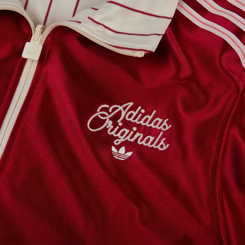 W Reversible Firebird Track Top 'Warm Vanilla Team Victory Red'