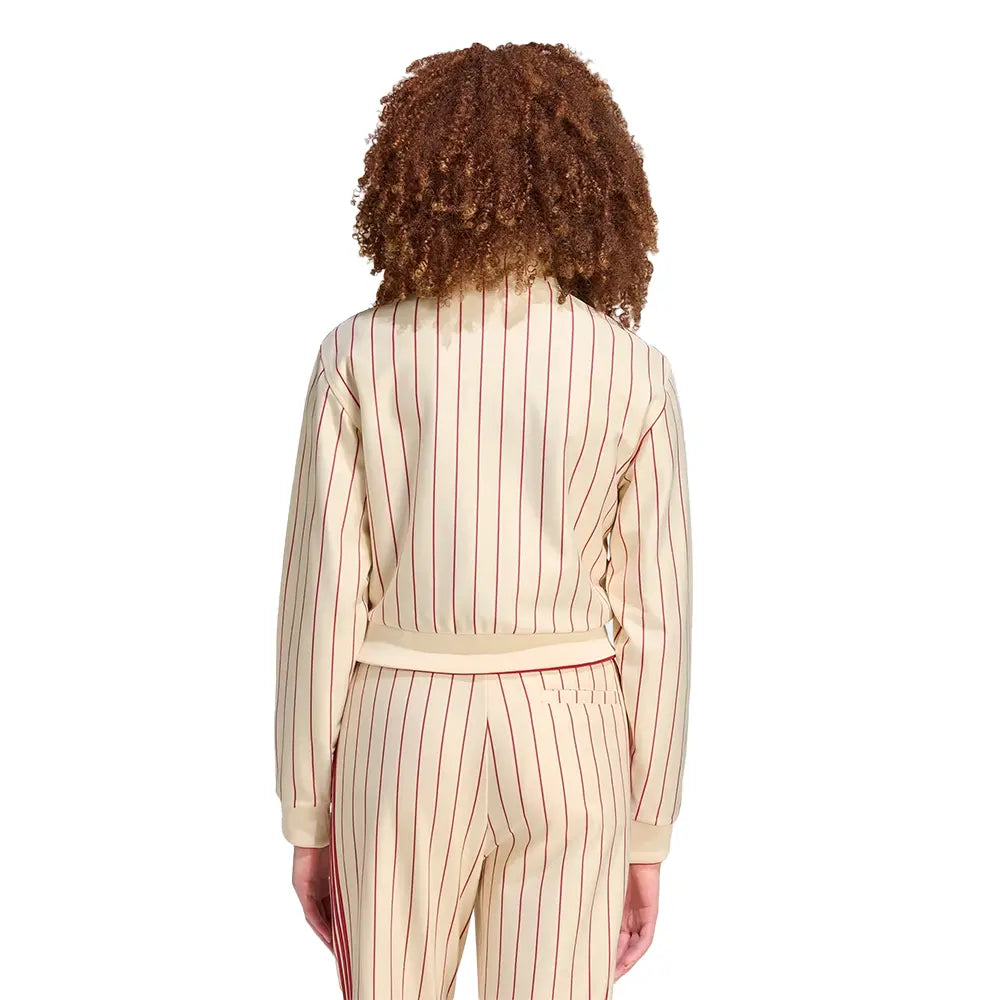 W Reversible Firebird Track Top 'Warm Vanilla Team Victory Red'