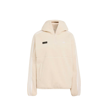 W Jennie x Adiluna Season 2 Fleece Hoodie Jacket 'Clear Brown'
