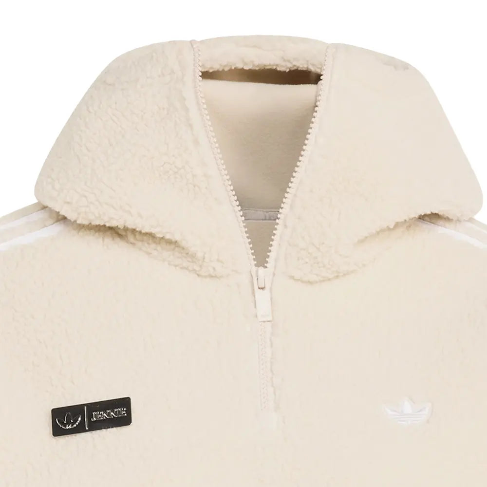 W Jennie x Adiluna Season 2 Fleece Hoodie Jacket 'Clear Brown'
