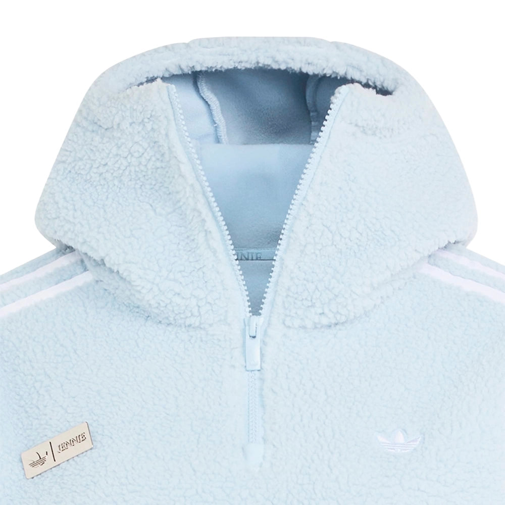 W Jennie x Adiluna Season 2 Fleece Hoodie Jacket 'Wonder Blue'