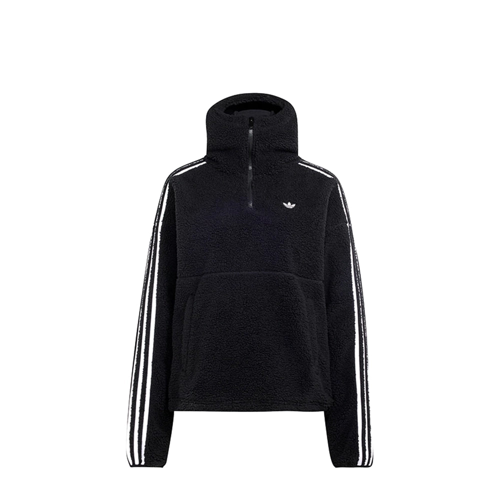 W Jennie x Adiluna Season 2 Fleece Hoodie Jacket 'Black'