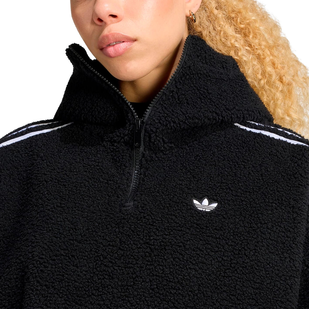 W Jennie x Adiluna Season 2 Fleece Hoodie Jacket 'Black'