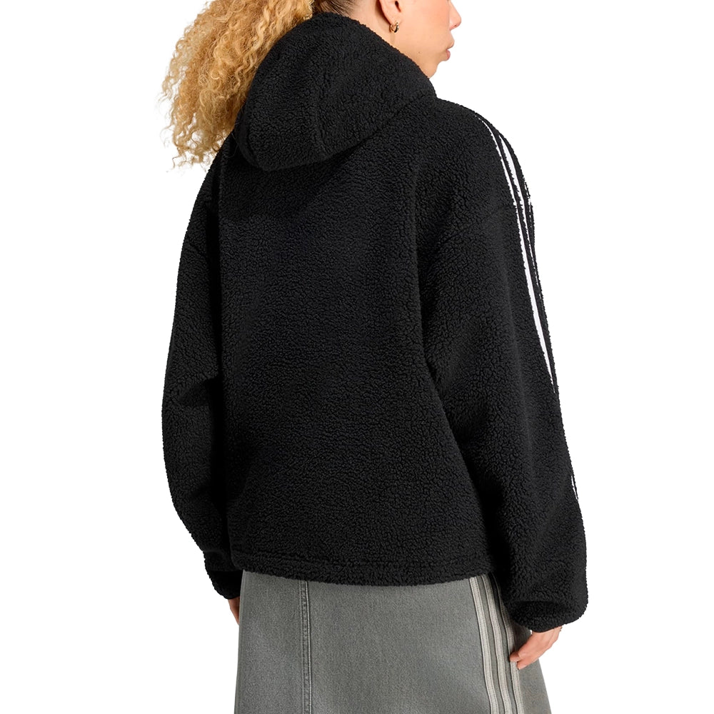 W Jennie x Adiluna Season 2 Fleece Hoodie Jacket 'Black'