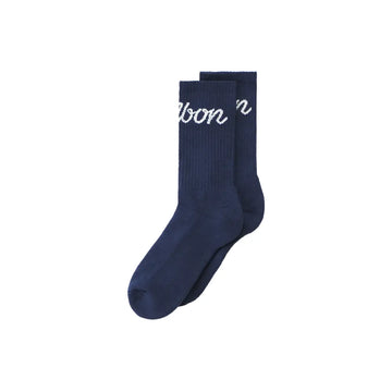 Bon Script Sock 'Navy'