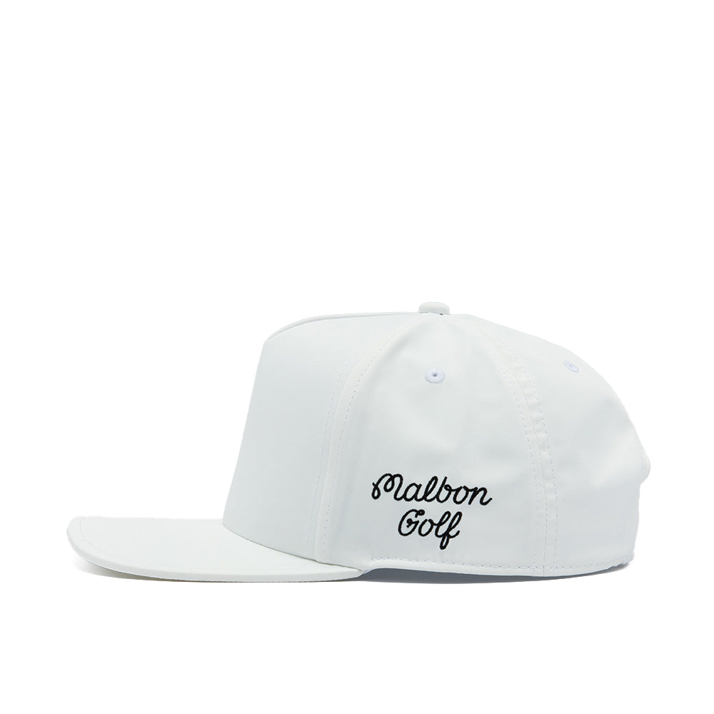 Malbon X Jesper Parnevik 5 Panel Hat 'White' – TĀKOUT NY