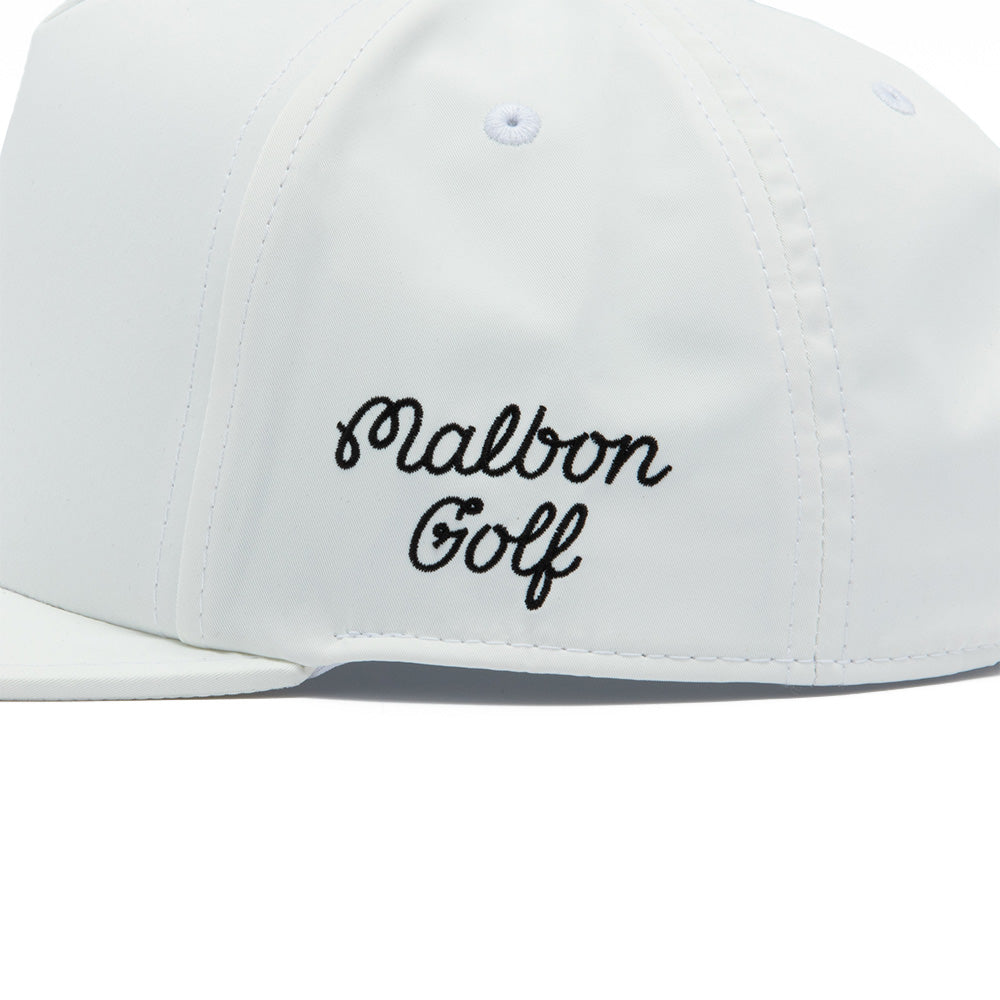 Malbon X Jesper Parnevik 5 Panel Hat 'White' – TĀKOUT NY