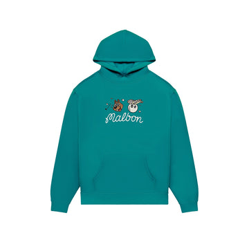 Two Man Scramble Hoodie 'Blue Green'