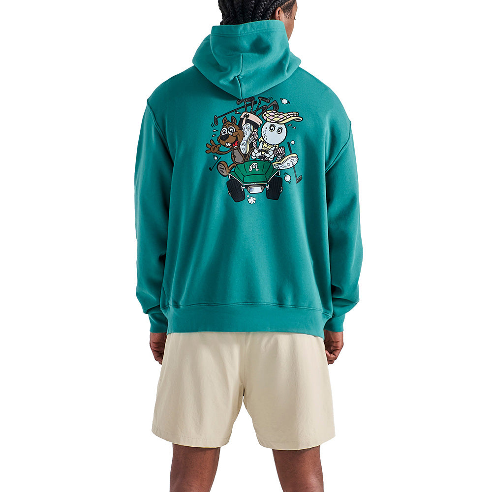 Two Man Scramble Hoodie 'Blue Green'