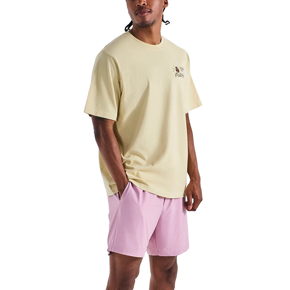 Tシャツ・カットソー Malbon Golf Toko Toko Button Up Shirt BEIGE MAN M3321PTS42BE Malbon Golf 2024FW Men Snowman Buckets T-Shirt – GreenTee