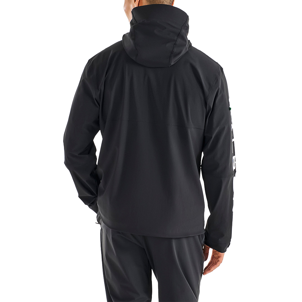 Malbon Performance Full-Zip Shell Jacket 'Black' – TAKOUT® Malbon Performance Full-Zip Shell Jacket 'Black' – TAKOUT®