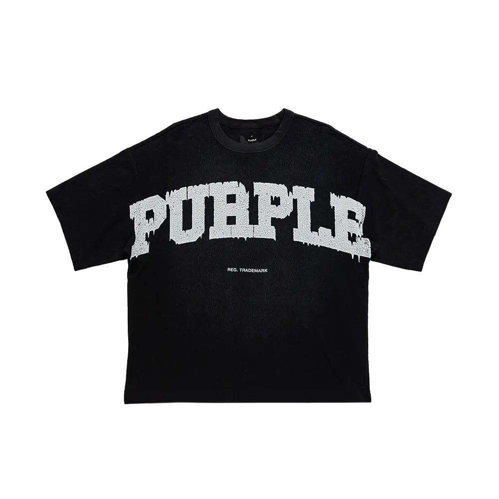 Heavyweight Textured Jersey SS Tee 'Black'