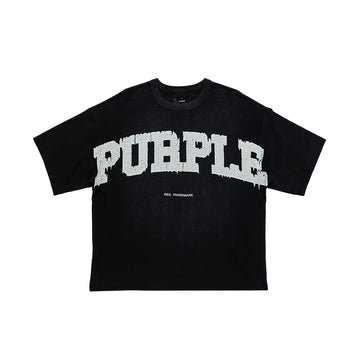 Heavyweight Textured Jersey SS Tee 'Black'