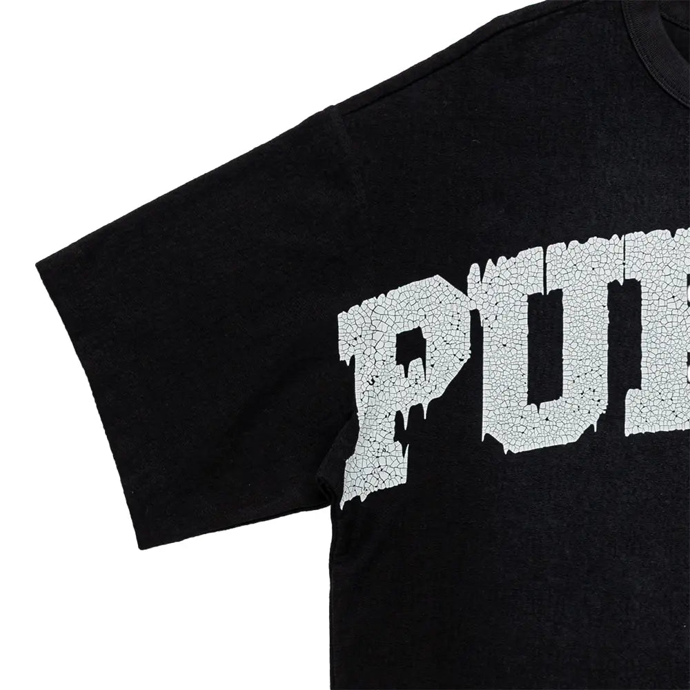 Heavyweight Textured Jersey SS Tee 'Black'