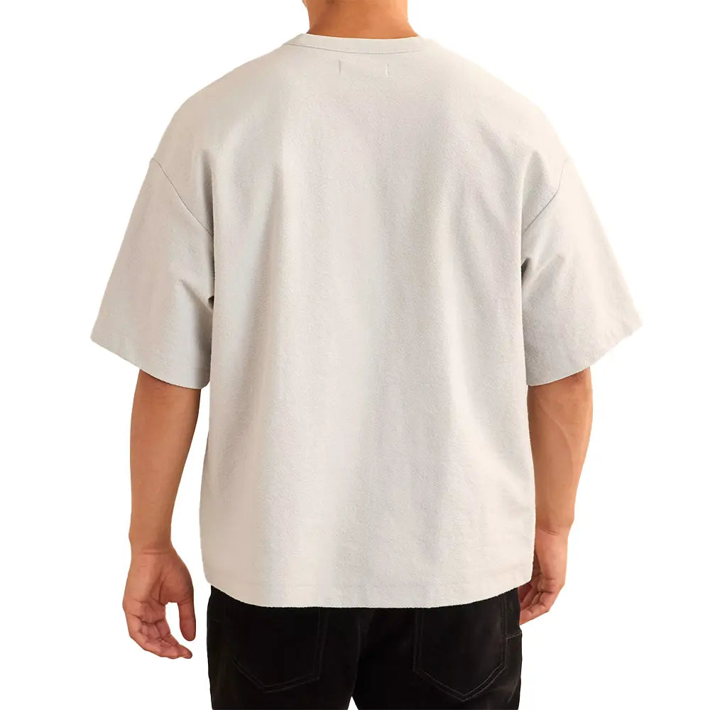 Heavyweight Textured Jersey SS Tee 'Grey'