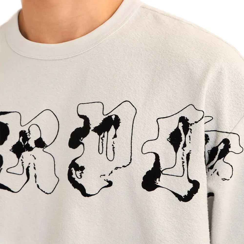 Heavyweight Textured Jersey SS Tee 'Grey'