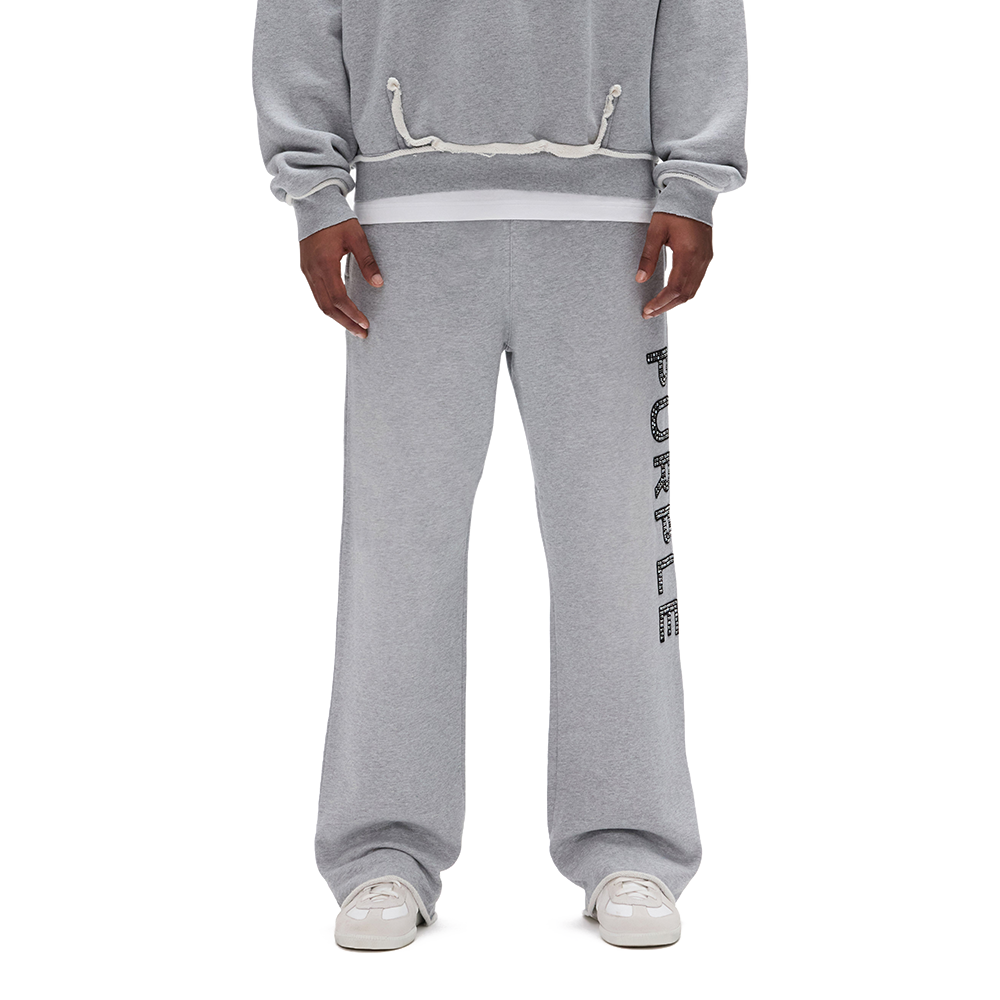 Crystal Applique Sweatpants 'Heather Grey'