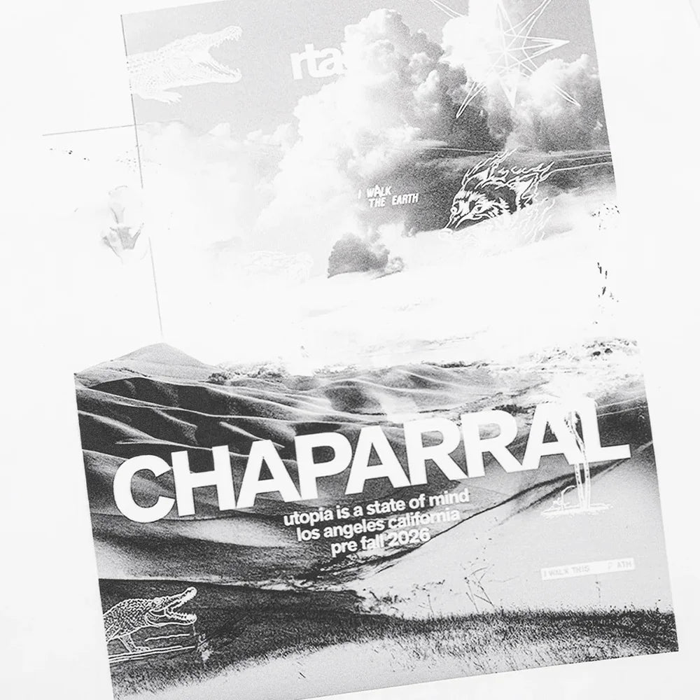 Liam Short Sleeve Tee 'White Chaparral'