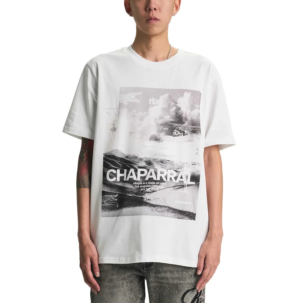 Liam Short Sleeve Tee 'White Chaparral'