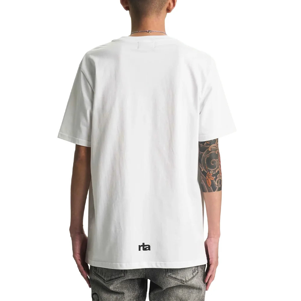 Liam Short Sleeve Tee 'White Chaparral'