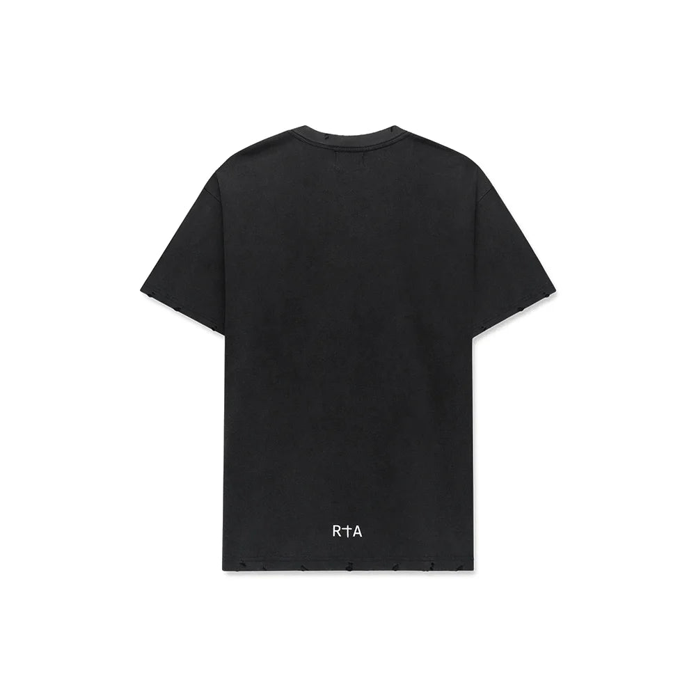 Colin Oversized Short Sleeve Tee 'Black Scenery'