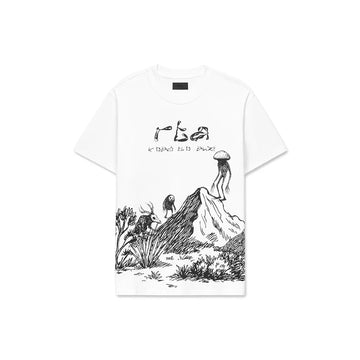 Colin Oversized Short Sleeve Tee 'White Creature Scenery'