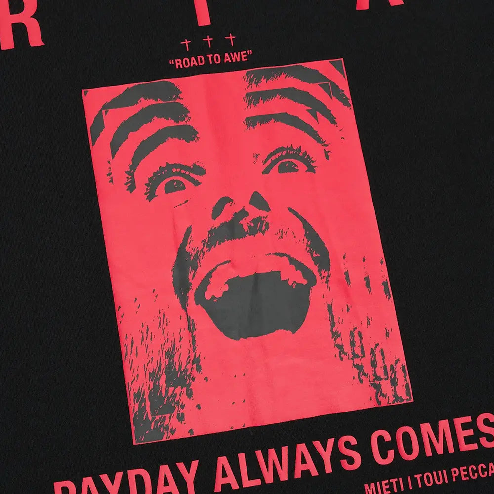 Marceau Oversized Long Sleeve Tee 'Black Payday'