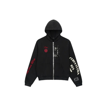 Riko Half Half Zip Up 'Vintage Black Combo'