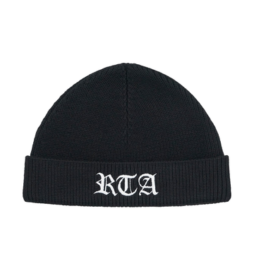 Zion Beanie 'Black Old English Cross'