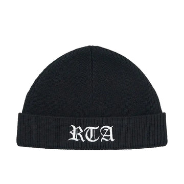 Zion Beanie 'Black Old English Cross'