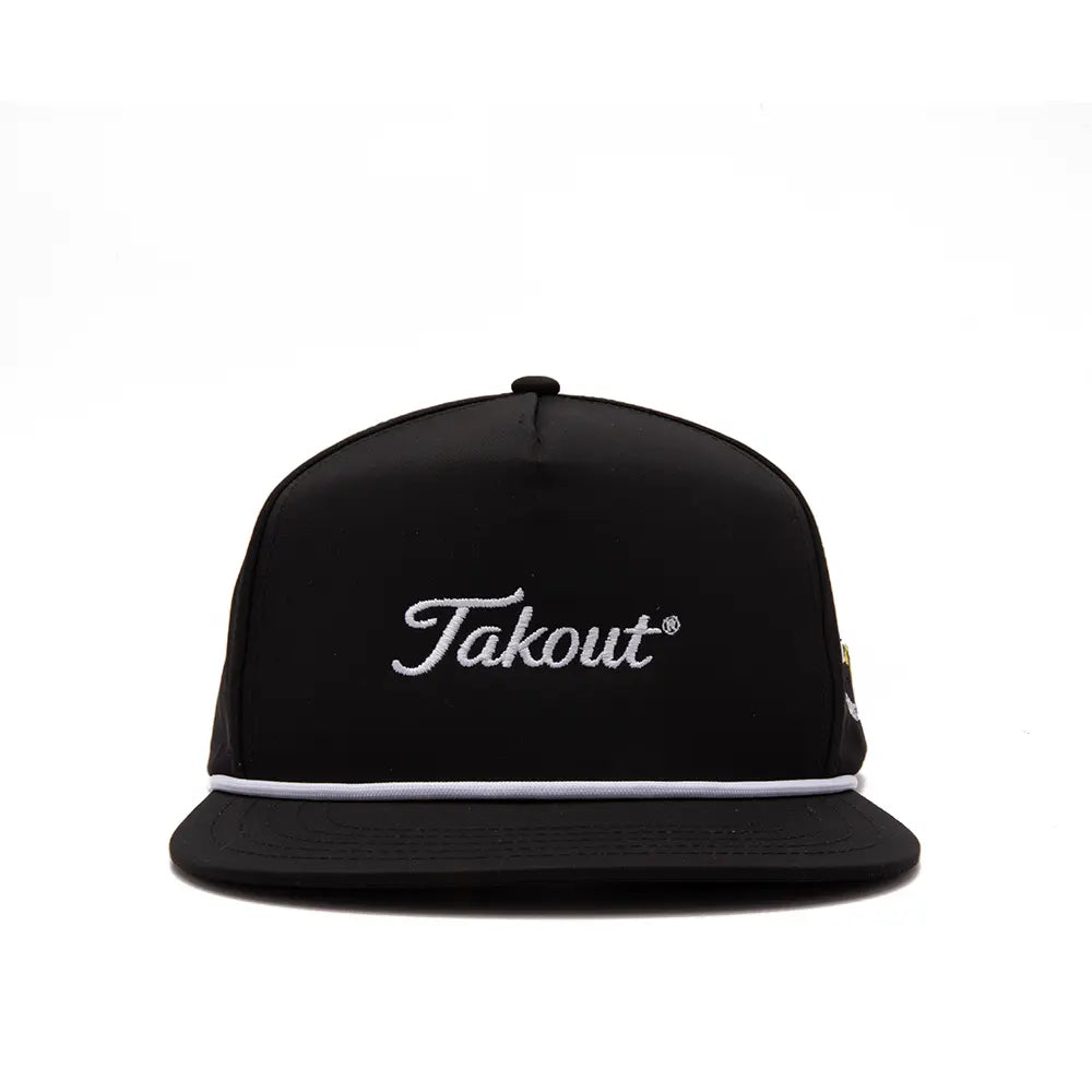 Takout Evergreen Poly Rope 5-Panel Hat 'Black'