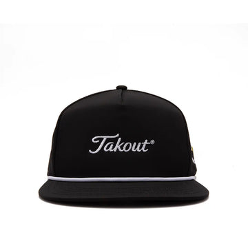 Takout Evergreen Poly Rope 5-Panel Hat 'Black'