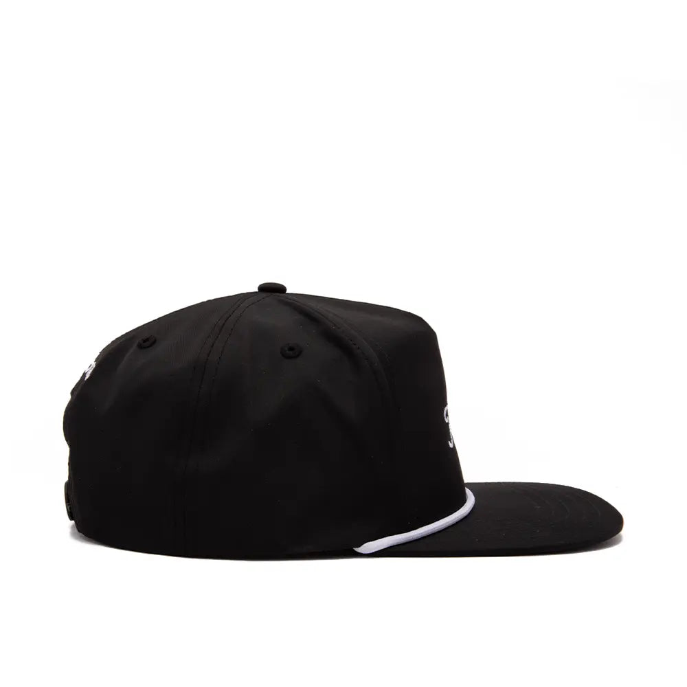 Takout Evergreen Poly Rope 5-Panel Hat 'Black'