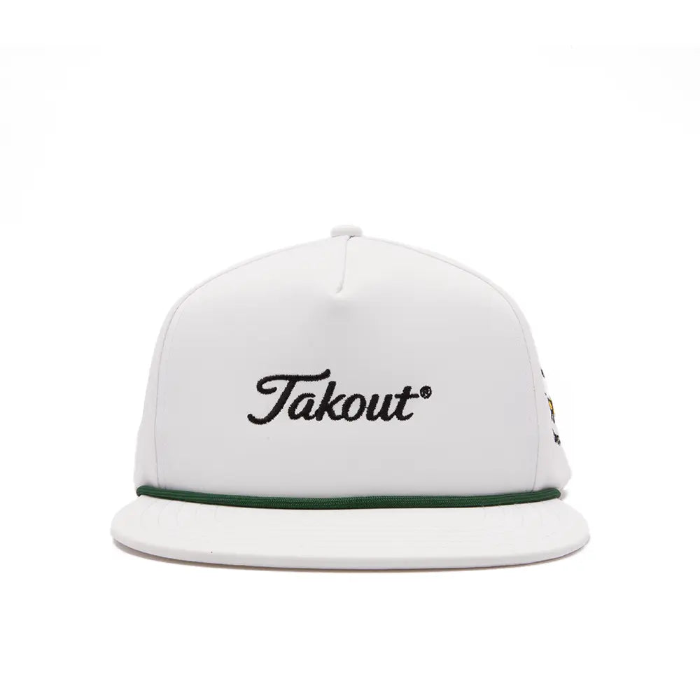 Takout Evergreen Poly Rope 5-Panel Hat 'White'