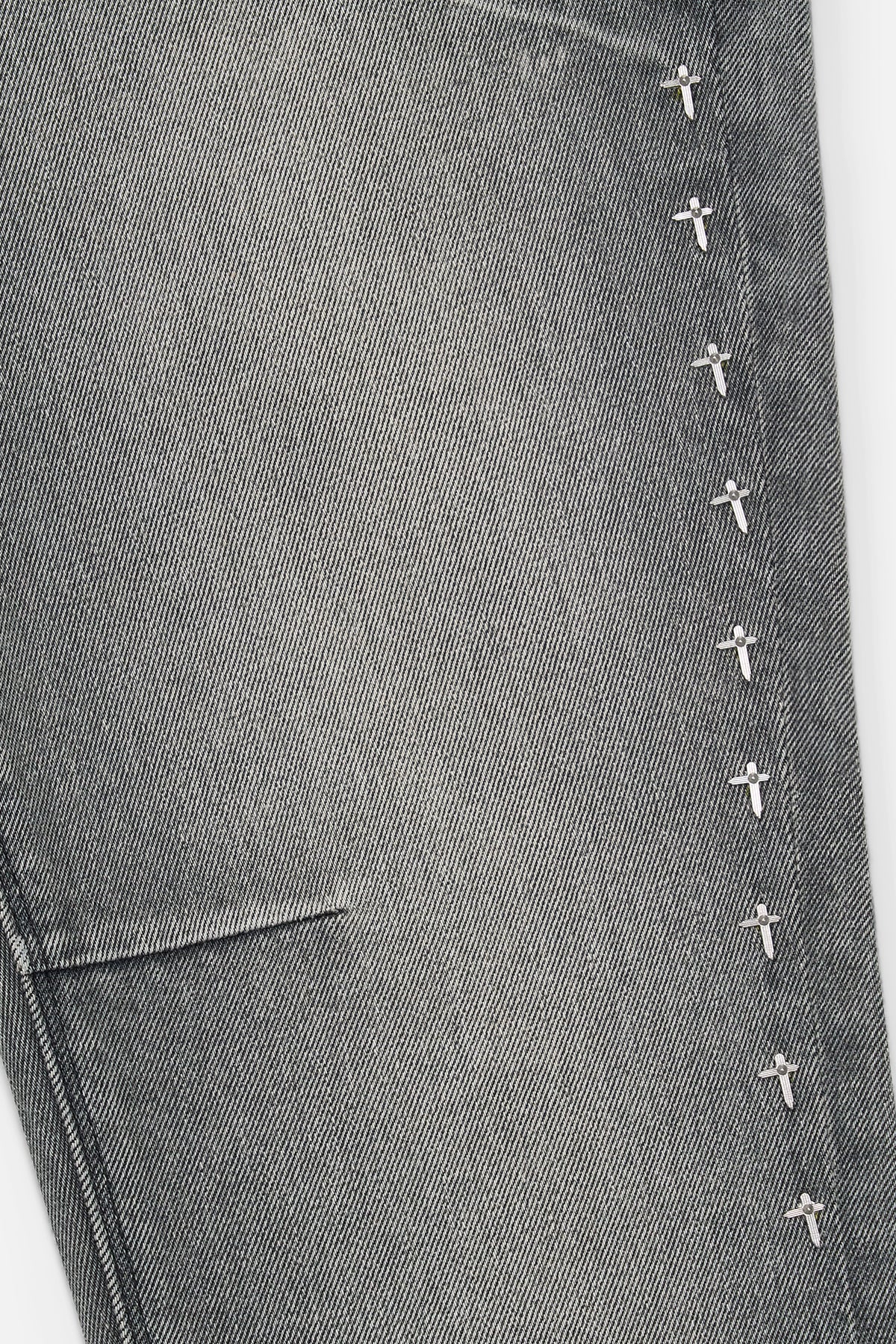 Bryant Skinny Jean 'Iron Haze Side Cross'