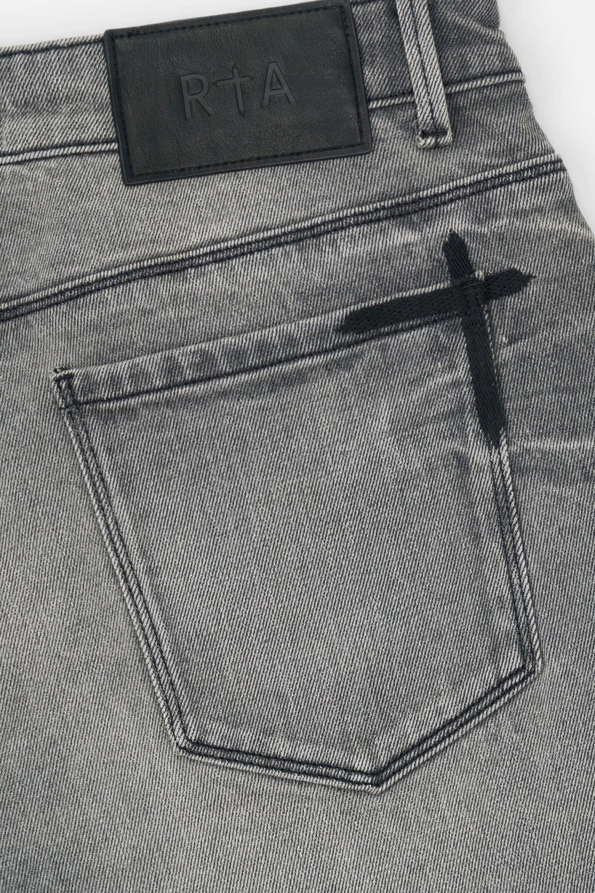 Bryant Skinny Jean 'Iron Haze Side Cross'