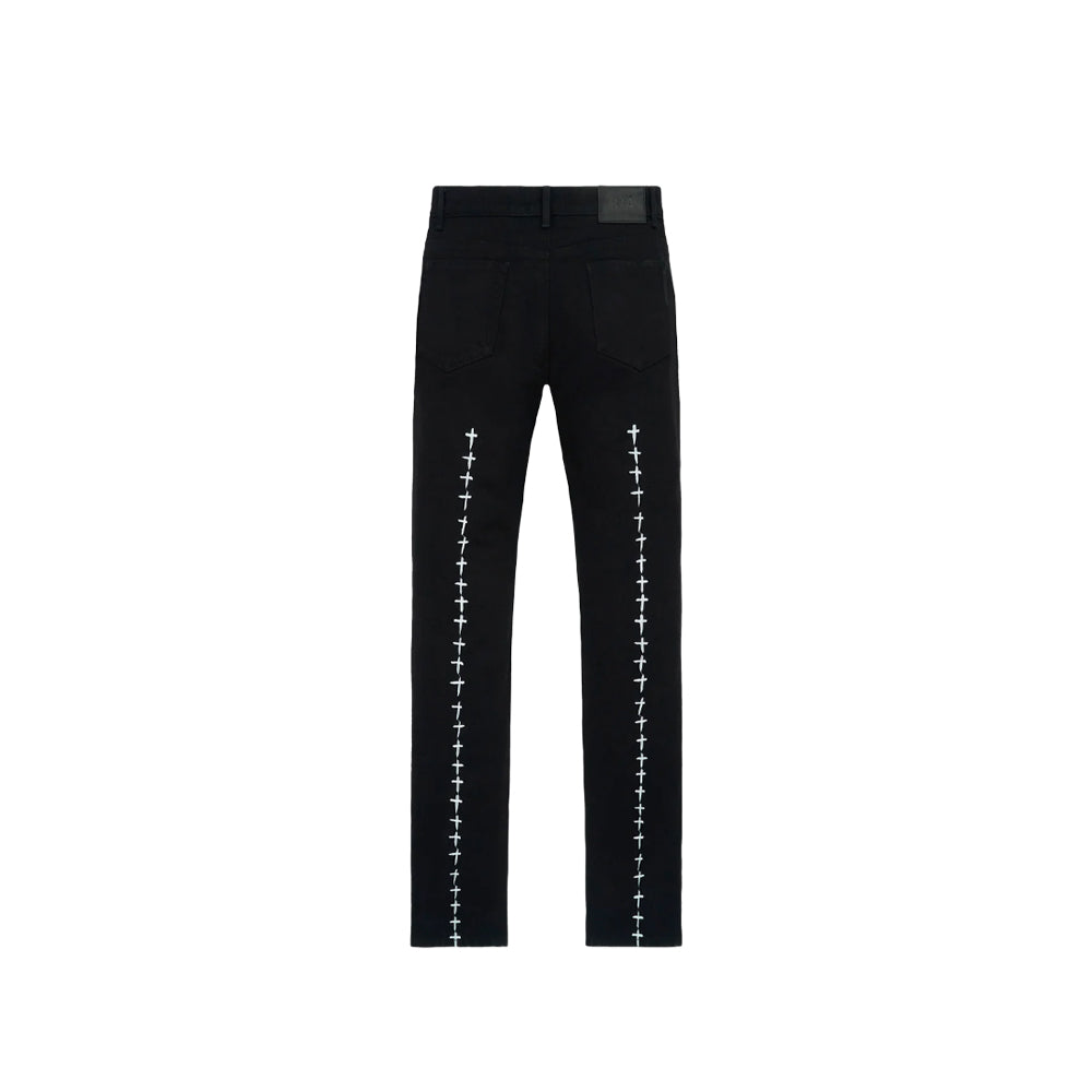 Bryant Skinny Jean 'Black White Cross'