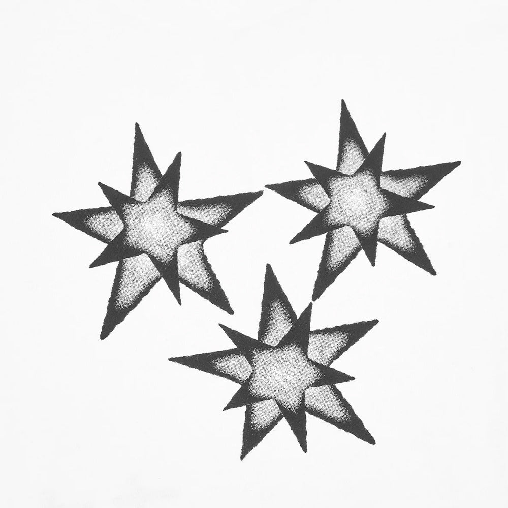 Colin Oversized SS Tee 'White Smoky Stars'