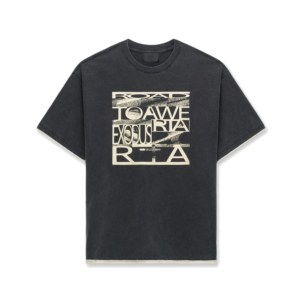 RtA Elian Double Layered Tee 'Black Exodus'