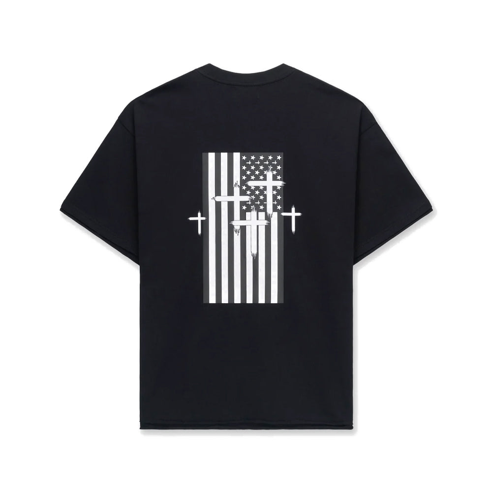 Elian Double Layered Tee 'Black RTA Flag'